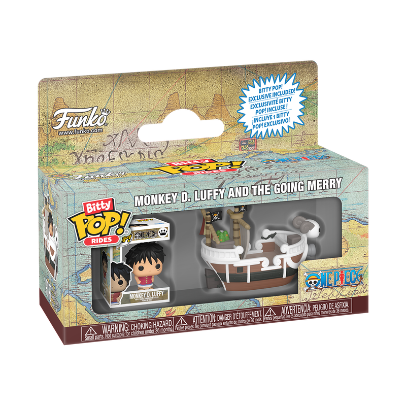 MONKEY D. LUFFY & GOING MERRY : ONE PIECE - BITTY POP! RIDES