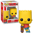 BART SIMPSON WITH SKATEBOARD #1652 : THE SIMPSONS - FUNKO POP! ANIMATION