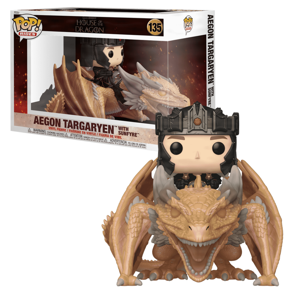 Pop! Rides Deluxe Aegon Targaryen with Sunfyre House of the Dragon
