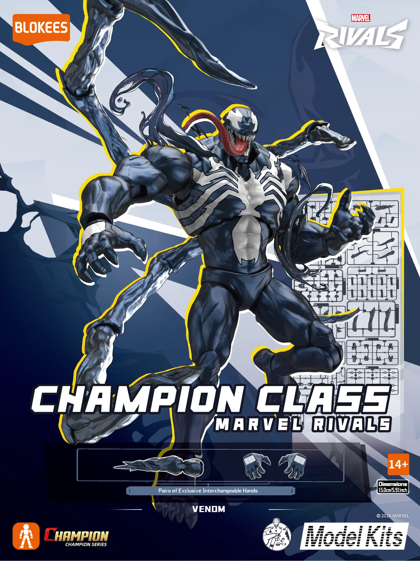 Blokees Marvel Rivals Champion Class: Venom 81119