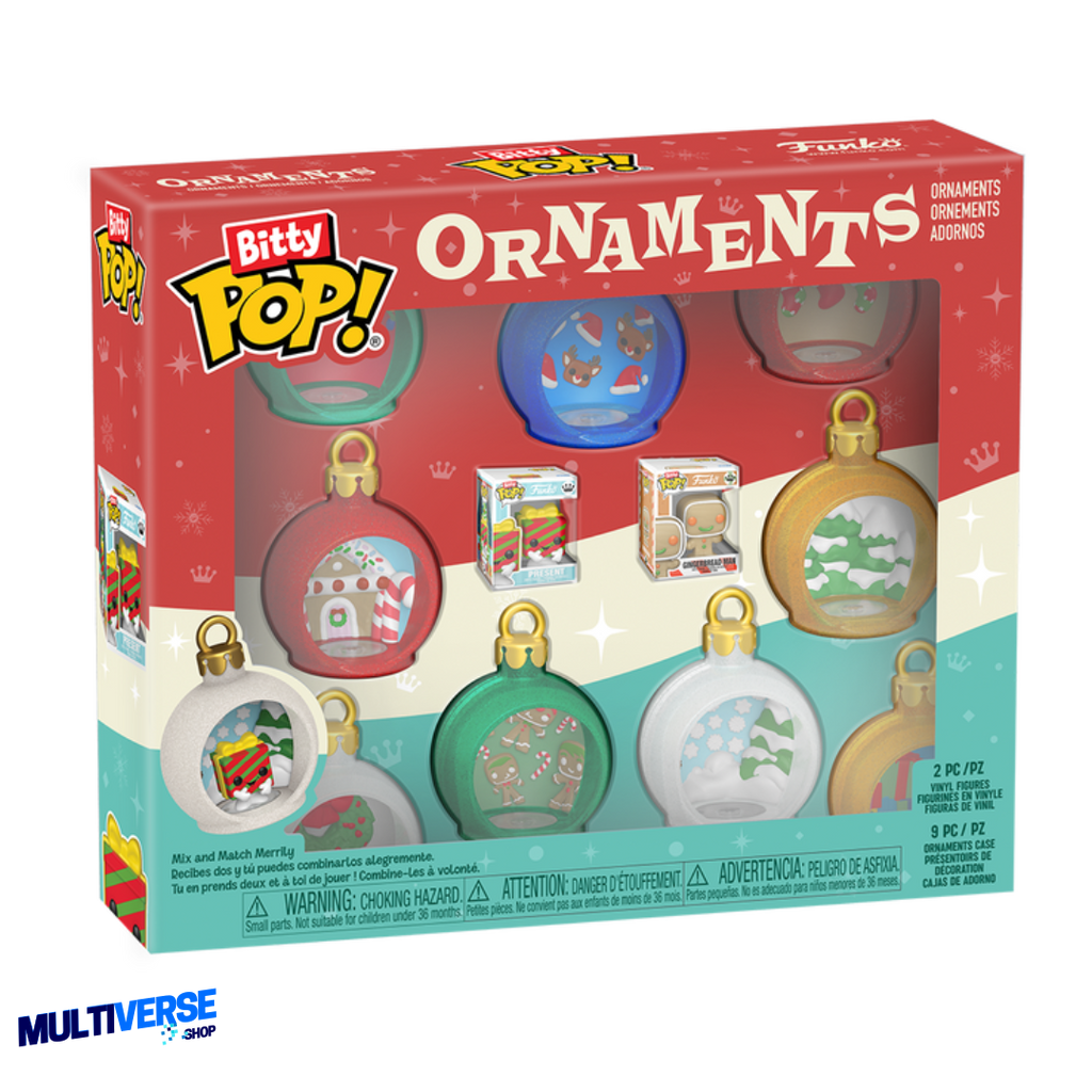 BITTY POP! ORNAMENTS (ESFERAS) 9-PACK