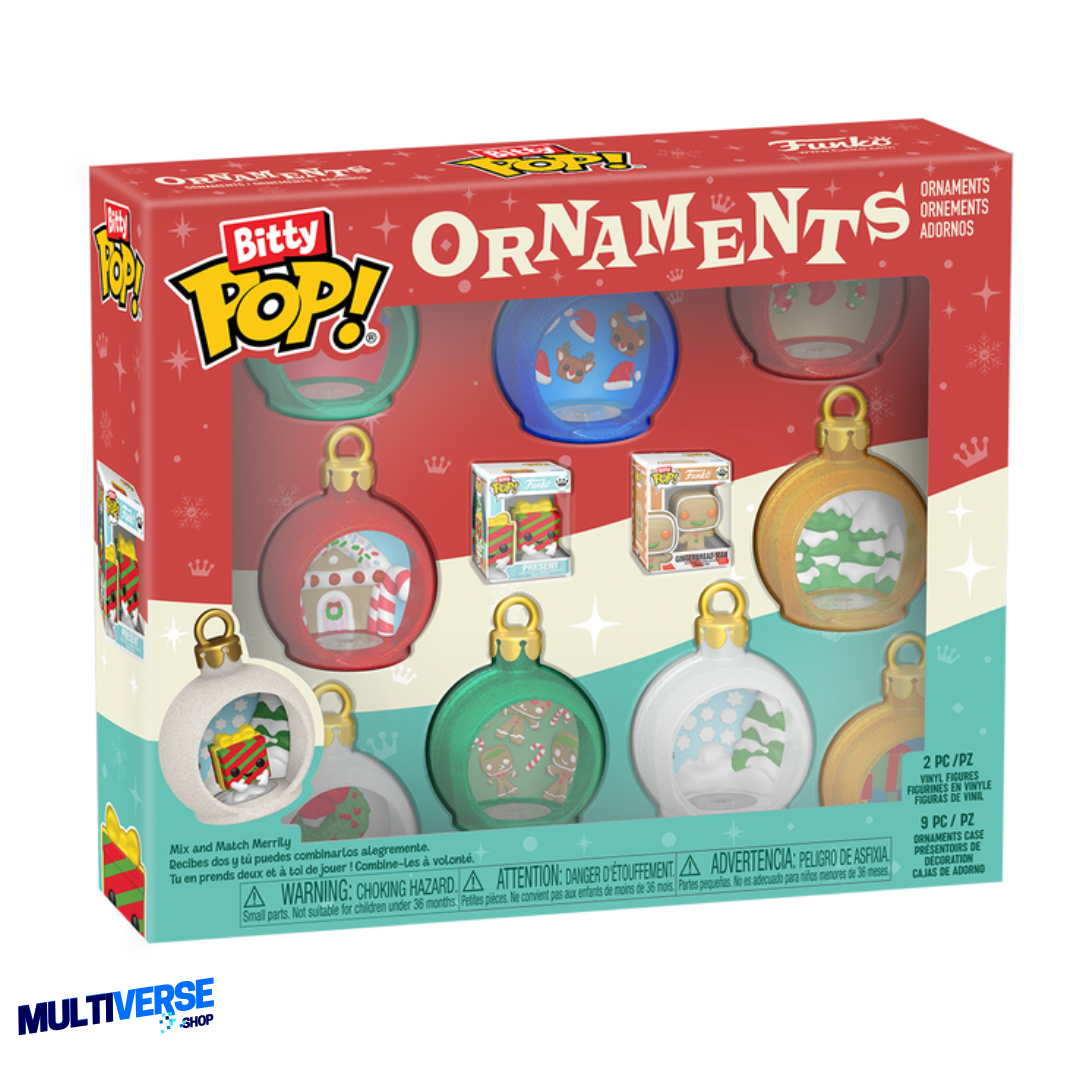BITTY POP! ORNAMENTS (ESFERAS) 9-PACK