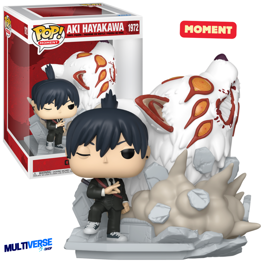 AKI HAYAKAWA WITH FOX DEVIL (MOMENT) : CHAINSAW MAN - FUNKO POP! ANIME