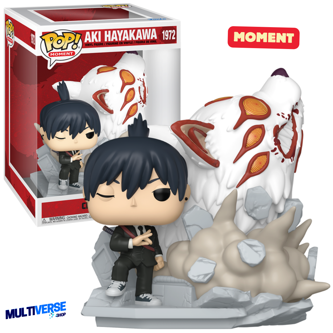 AKI HAYAKAWA WITH FOX DEVIL (MOMENT) : CHAINSAW MAN - FUNKO POP! ANIME