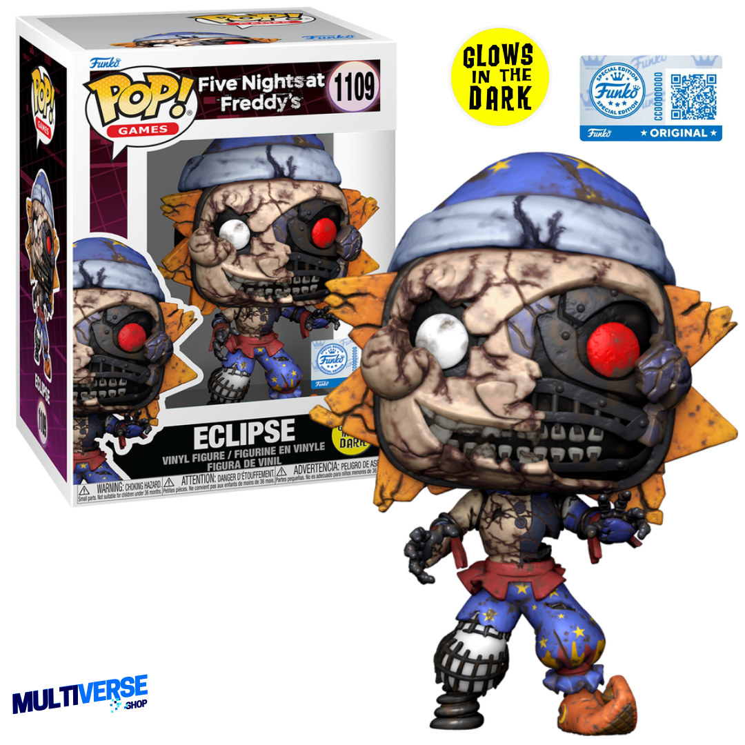 ECLIPSE EXCLUSIVE GLOW #1109 : FIVE NIGHTS AT FREDDYS - FUNKO POP! GAMES