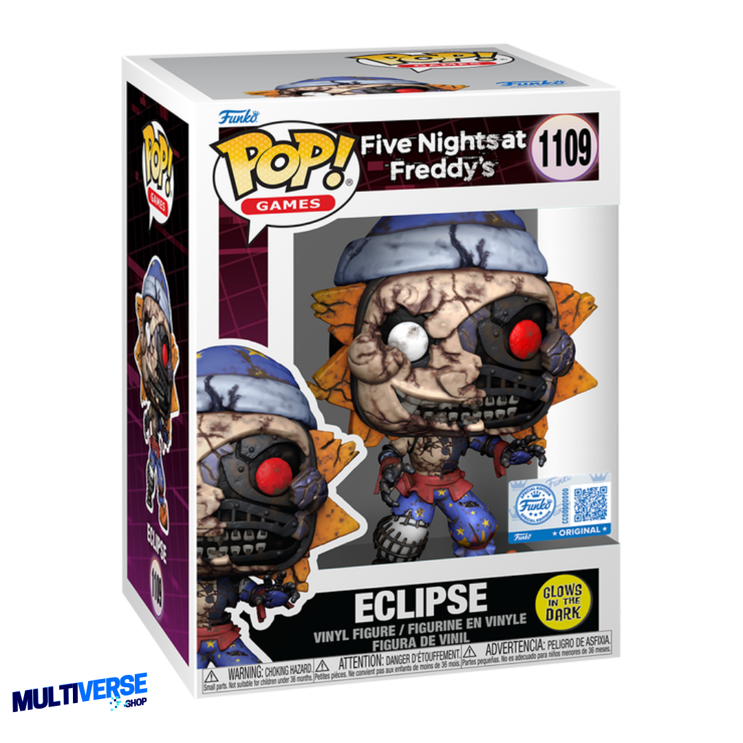 ECLIPSE EXCLUSIVE GLOW #1109 : FIVE NIGHTS AT FREDDYS - FUNKO POP! GAMES