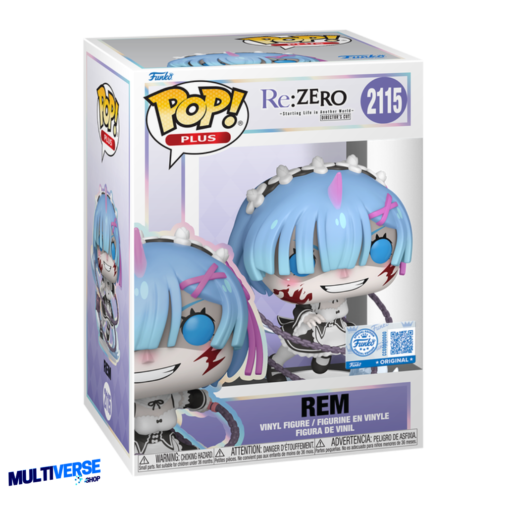 REM WITH MORNINGSTAR EXCLUSIVE (PLUS) : RE ZERO - FUNKO POP!  ANIMATION