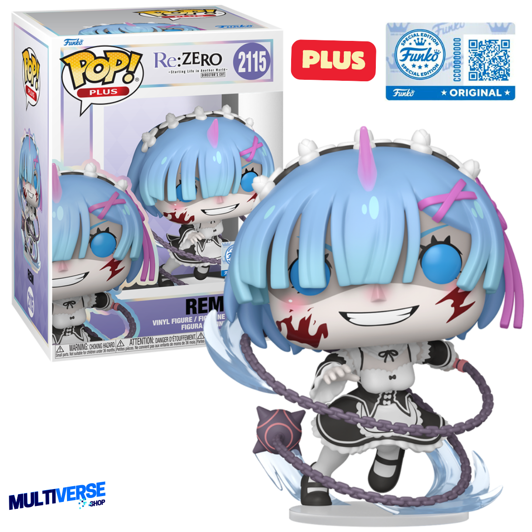 REM WITH MORNINGSTAR EXCLUSIVE (PLUS) : RE ZERO - FUNKO POP!  ANIMATION