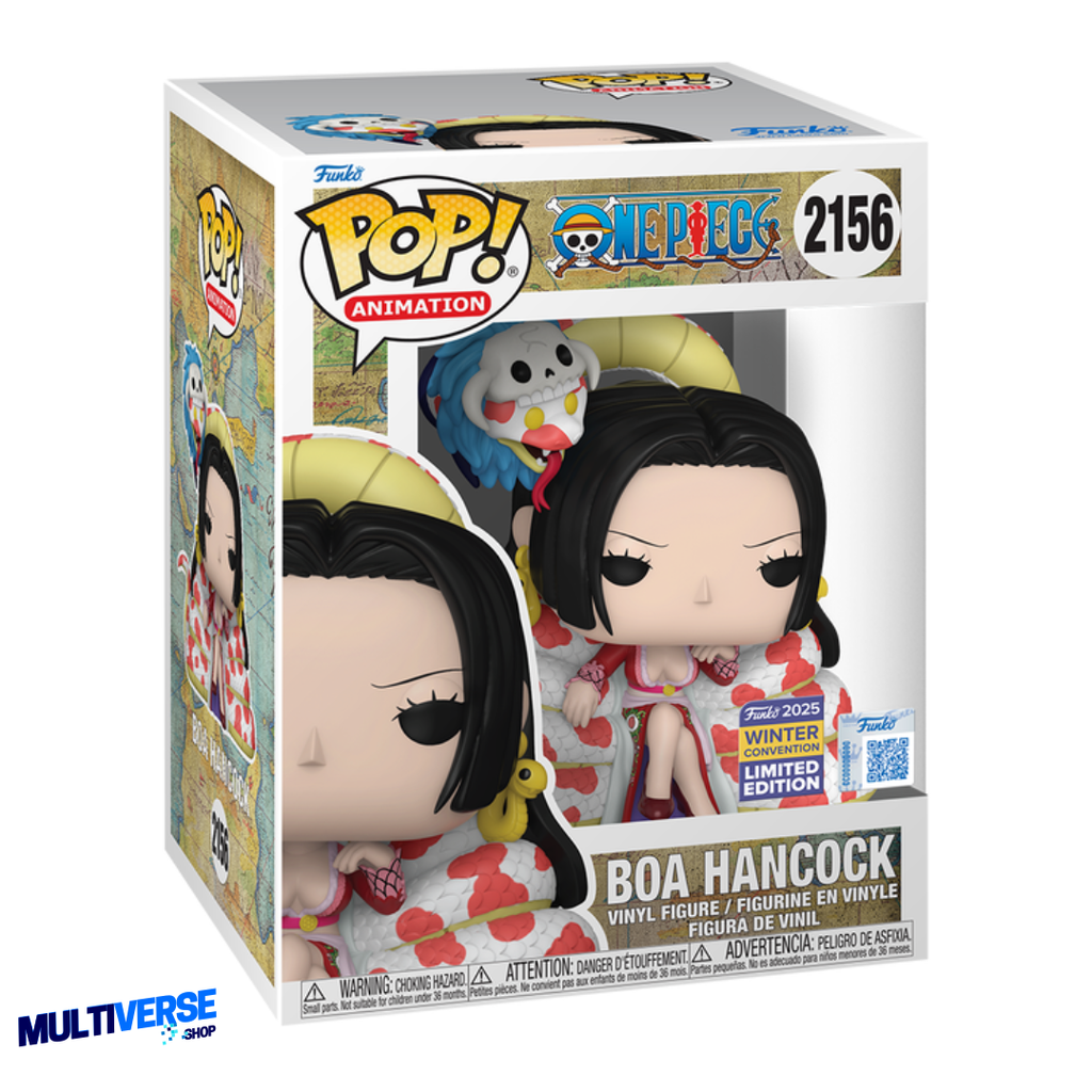 BOA HANCOOK ON THRONE PREMIUM EXCLUISIVE CCXP25 WINTER CONVENTION #2156 : ONE PIECE - FUNKO POP! ANIME