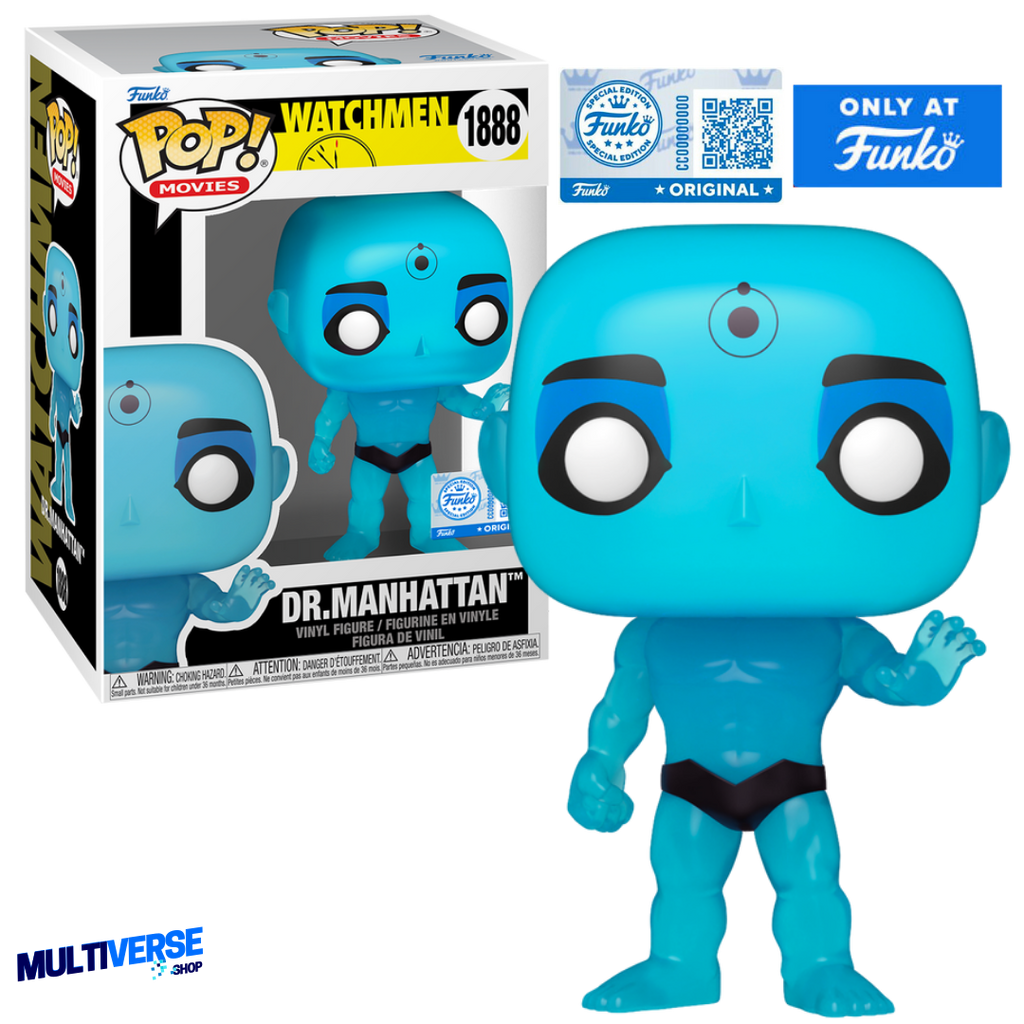 DR. MANHATTAN EXCLUSIVE FS #1888 : WATCHMEN - FUNKO POP! MOVIES