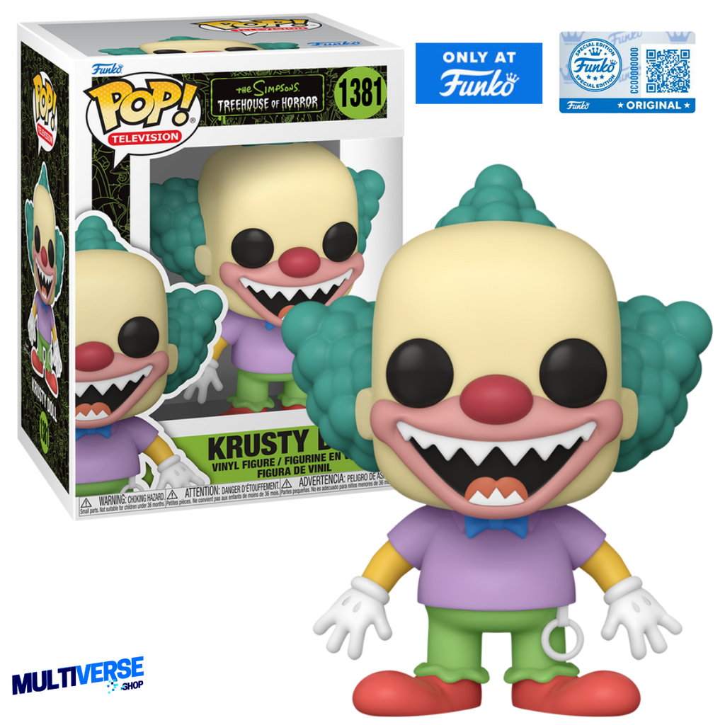 KRUSTY DOLL EXCLUSIVE #1381 : THE SIMPSONS TREEHOUSE HORROR FUNKO POP!