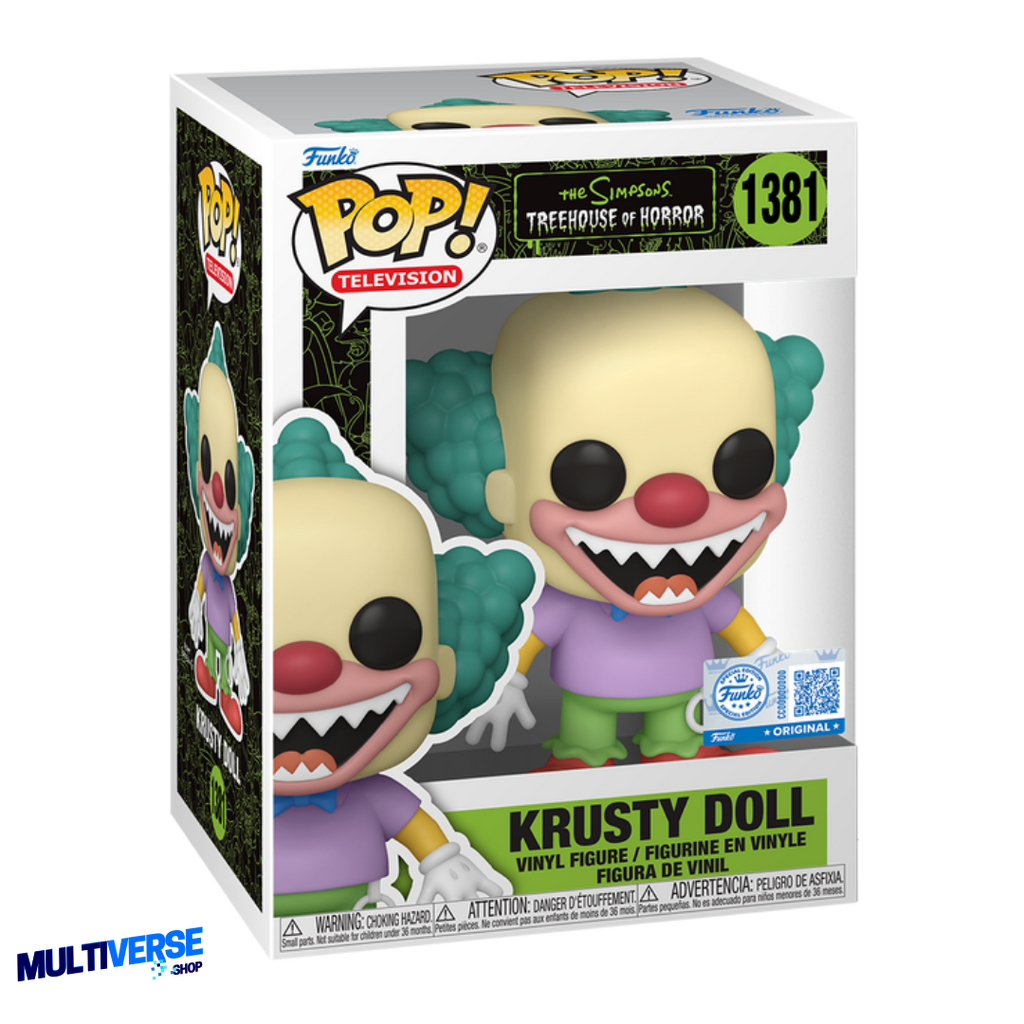 KRUSTY DOLL EXCLUSIVE #1381 : THE SIMPSONS TREEHOUSE HORROR FUNKO POP!