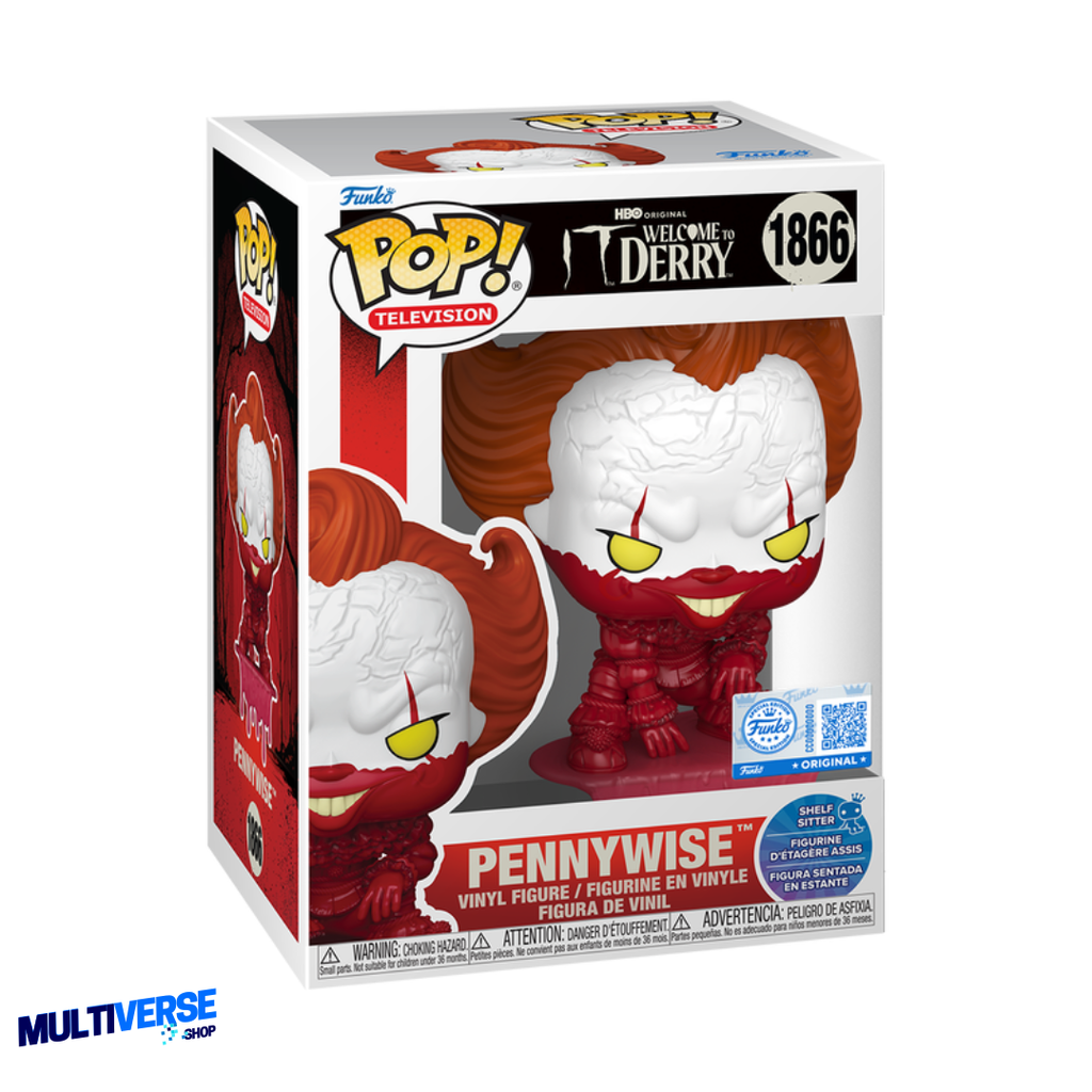 PENYWISE DESPERTAR EXCLUSIVE (SHELF SITTER) : IT WELCOME TO DERRY - FUNKO POP!