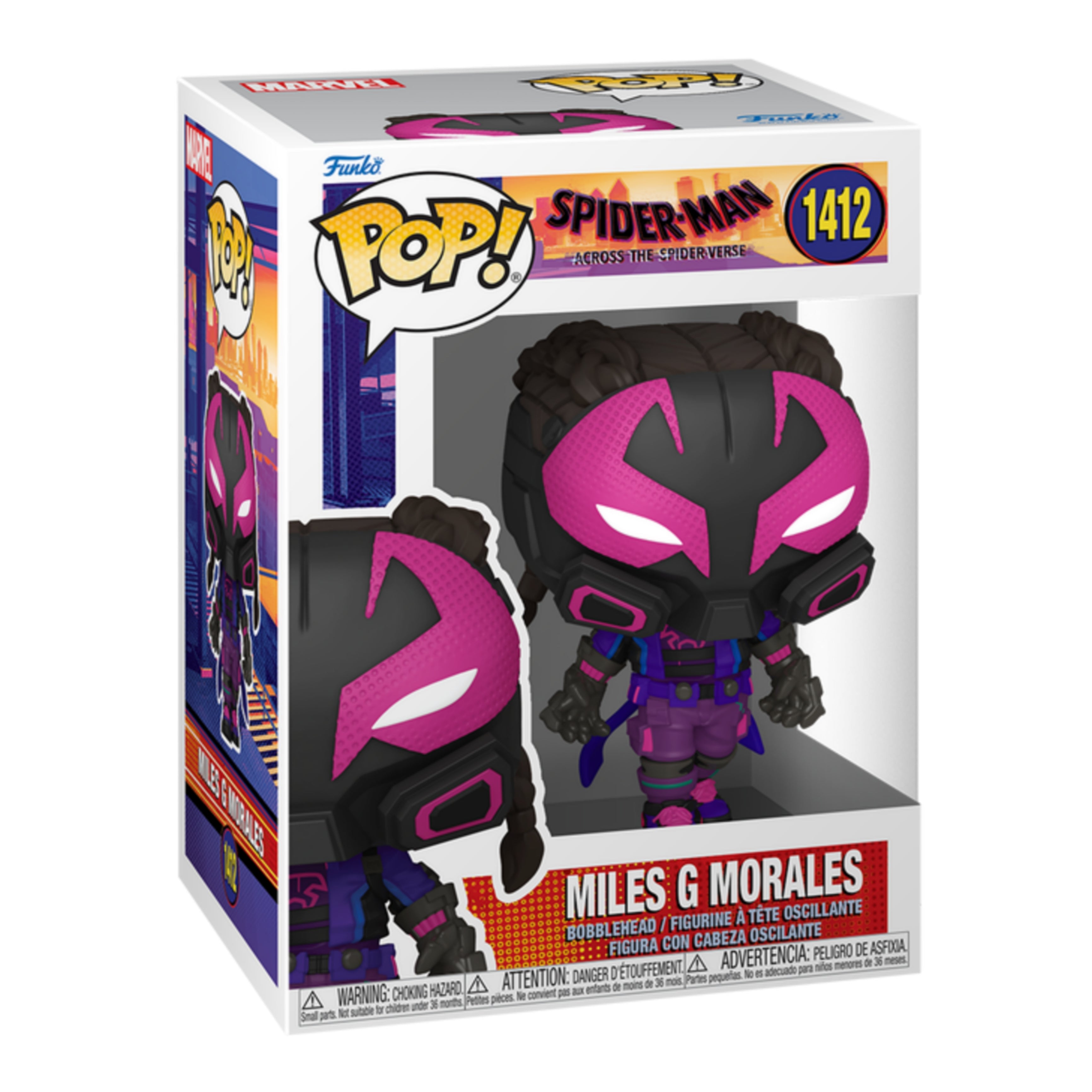 MILES G MORALES 1412 : SPIDER-MAN ACROSS THE SPIDER-VERSE - FUNKO POP!