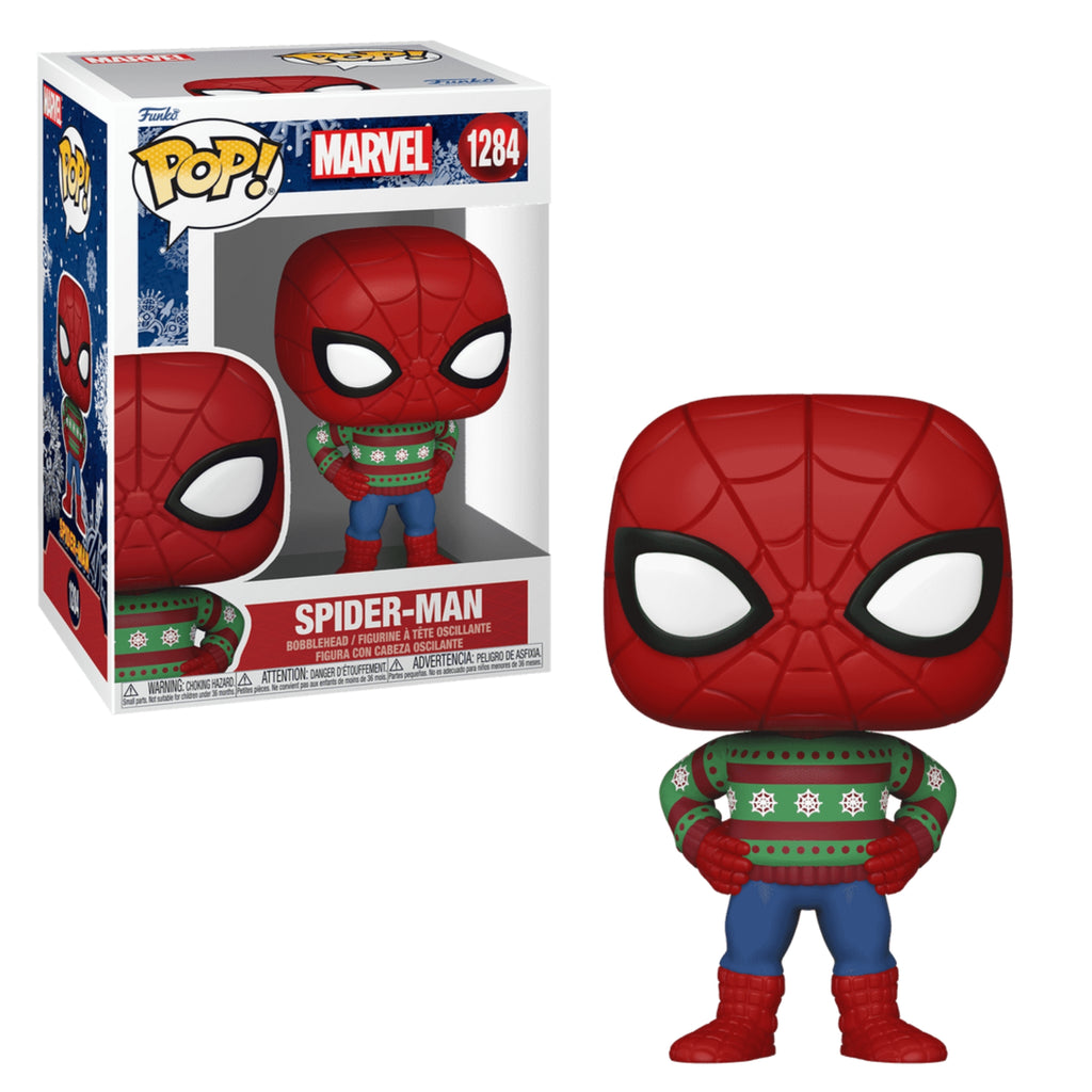Spider-man Navideño con Ugly Sweater #1284 - Funko Pop! Marvel