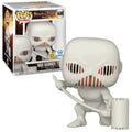 WAR HAMMER TITAN DELUXE GLOW IN THE DARK FUNKO SHOP #1449 : ATACK OF TITAN - FUNKO POP! ANIMATION
