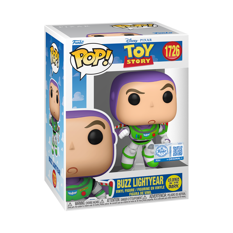 BUZZ LIGHTYEAR GLOW EXCLUSIVO : TOY STORY - FUNKO POP