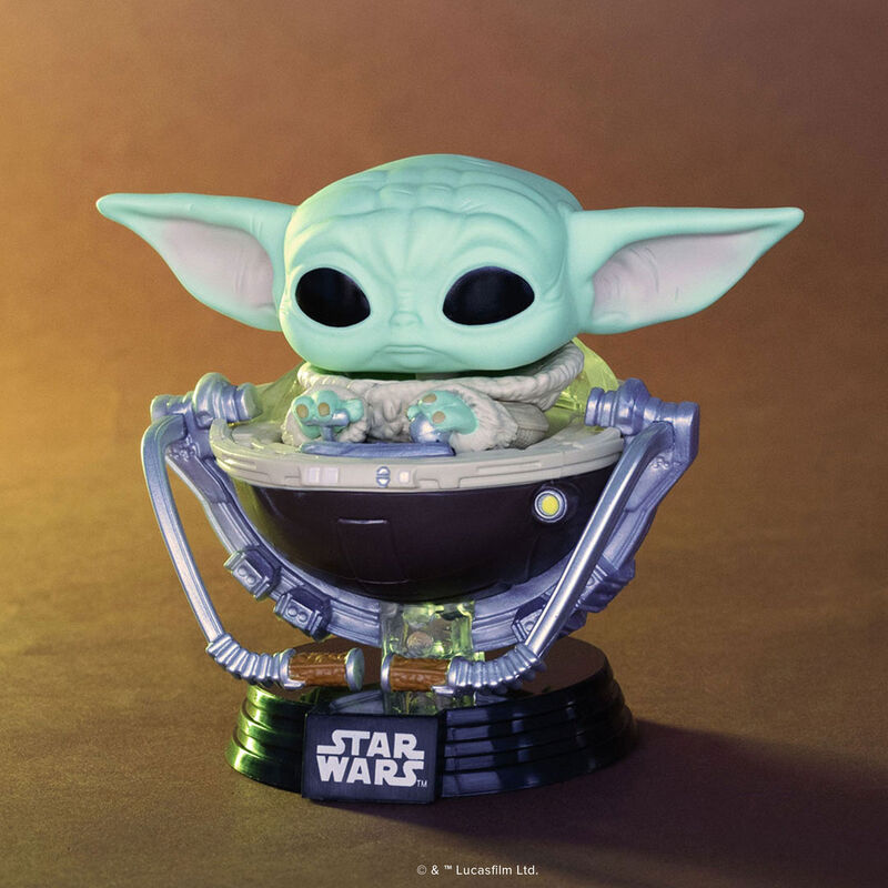 GROGU EN SU CARRITO #823 : STAR WARS THE MANDALORIA  AND GROGU - FUNKO POP