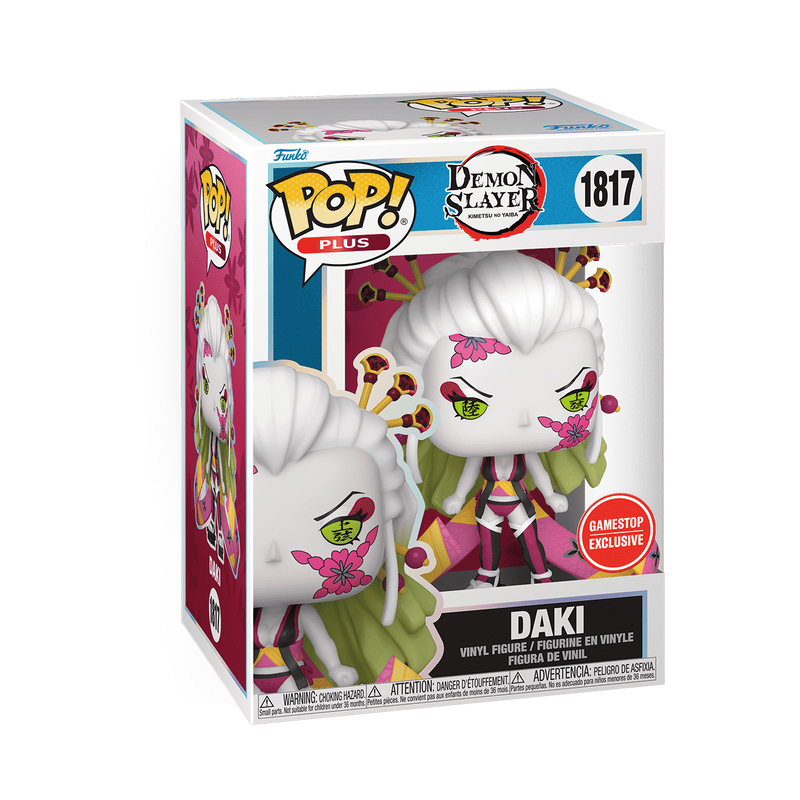 DAKI WITH RIBBONS PLUS ESCLUSIVA GAMESTOP #1817 : DEMON SLAYER - FUNKO POP! PLUS ANIMATION