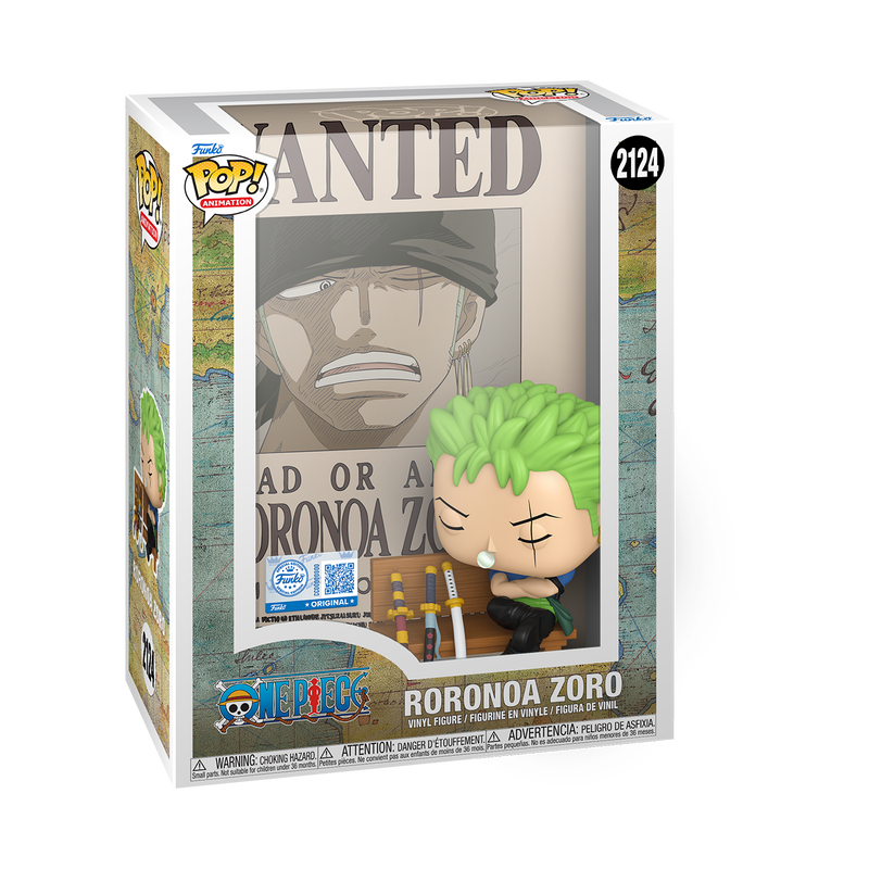 RORONOA ZORO POSTER (WANTED) #2124 : ONE PIECE - FUNKO POP! ANIME