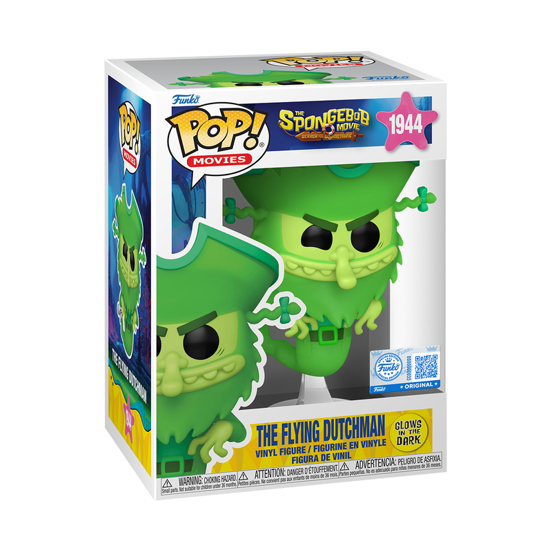 HOLANDES VOLANTE EXCLUSIVE GLOW IN THE DARK : BOB ESPONJA - FUNKO POP