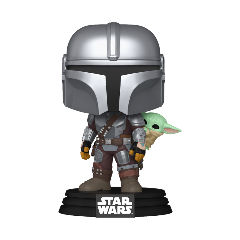 MANDO Y GROGU #818 : STARWARS THE MANDALORIAN AND GROGU - FUNKO POP