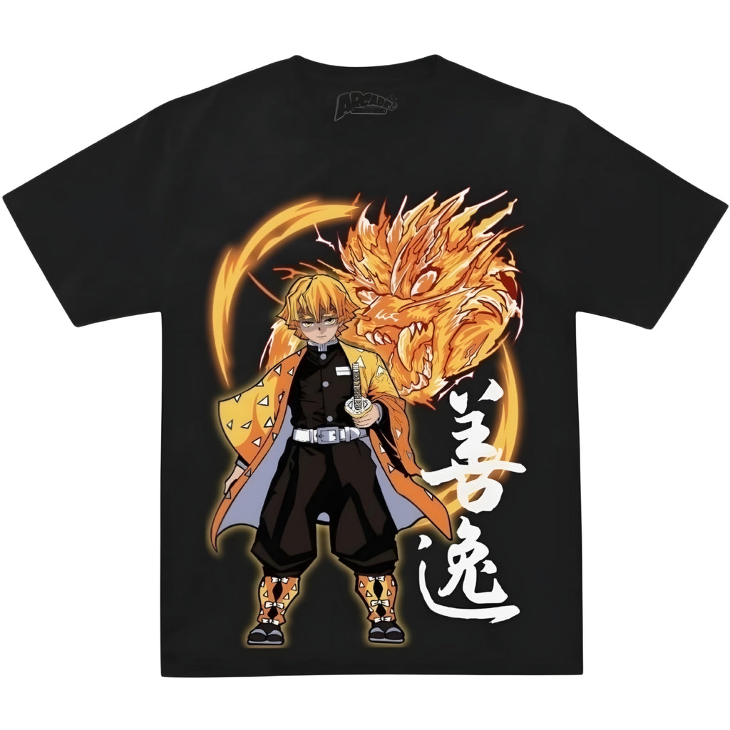 ZENITZU DIOS DEL TRUENO - DEMON SLAYER : PLAYERA