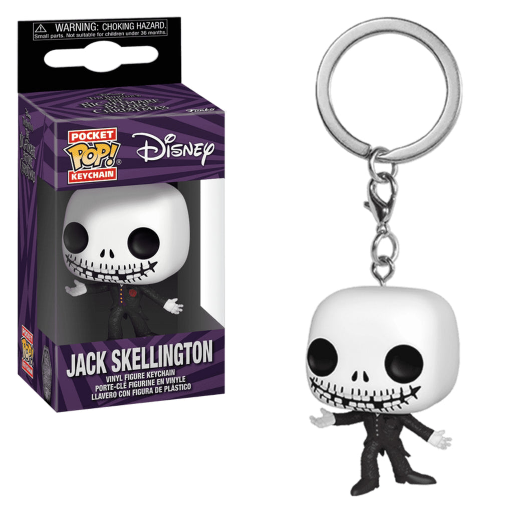 LLAVERO JACK SKELLINGTON : THE NIGHTMARE BEFORE CHRISTMAS - FUNKO POP! KEYCHAIN DISNEY