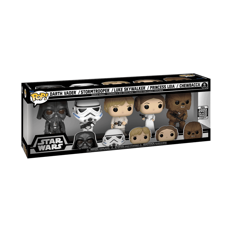 Funko Pop! Star Wars Celebration 5-Pack Exclusivo Galactic Convention 2022