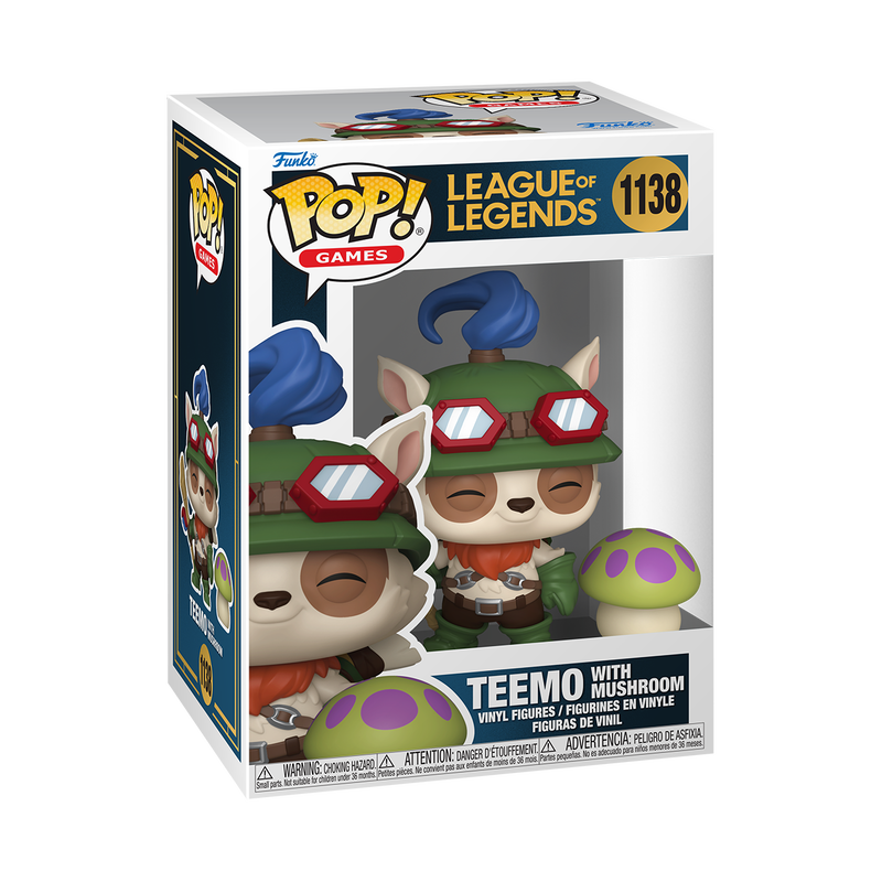 TEEMO WITH MUSHROOM #1138 : LEAGUE OF LEGENDS FUNKO POP