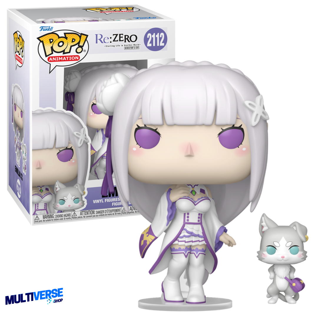 EMILIA CON PUCK #2112 : RE ZERO - FUNKO POP! ANIME