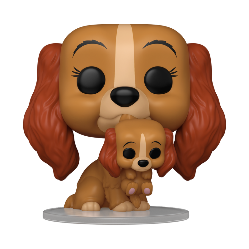 LADY WITH PUPPY #1554 : LA DAMA Y EL VAGABUNDO - FUNKO POP! DISNEY