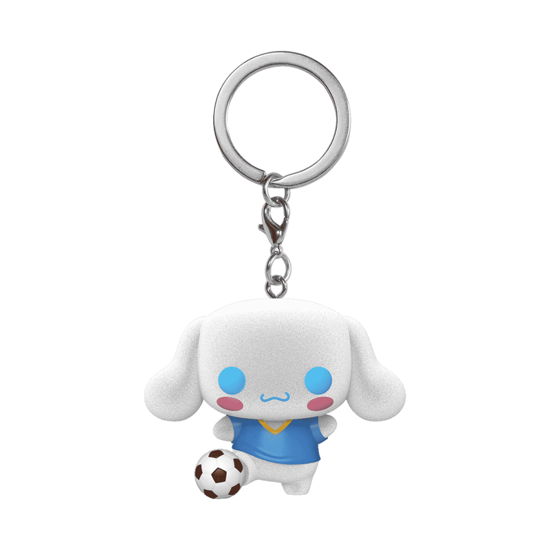 CINNAMONROLL EXCLUSIVO BOX LUNCH FLOCKED (AFELPADO) : SANRIO - FUNKO POP! KEYCHAIN
