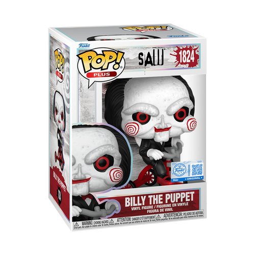 BILLY THE PUPPET EN TRICLO EXCLUSIVO PLUS #1824 : SAW FUNKO POP!