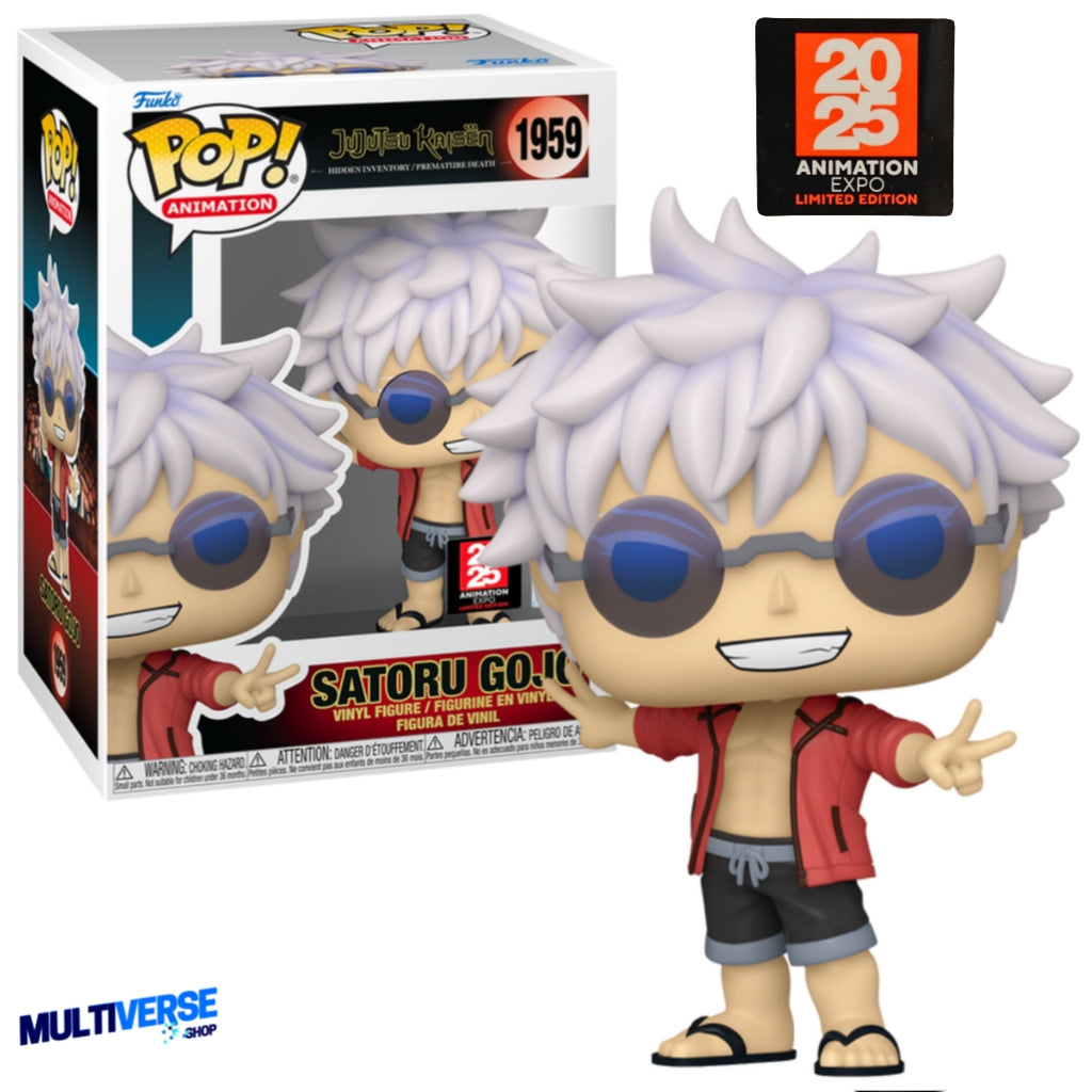 SATORU GOJO (BEACH OUTFIT) EXCLUSIVO ANIME EXPO #1959 : JUJUTSU KAISEN