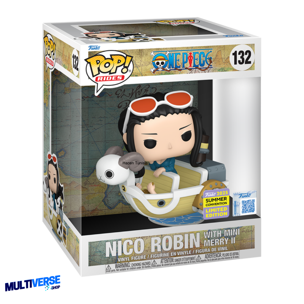 NICO ROBIN CON MINI MMERRY II #132 : ONE PIECE - FUNKO POP! RIDES