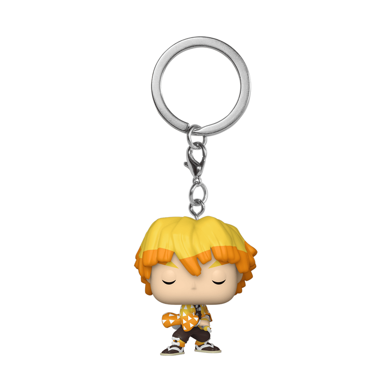 ZENITSU AGATSUMA LLAVERO : DEMON SLAYER FUNKO POP! KEYCHAIN