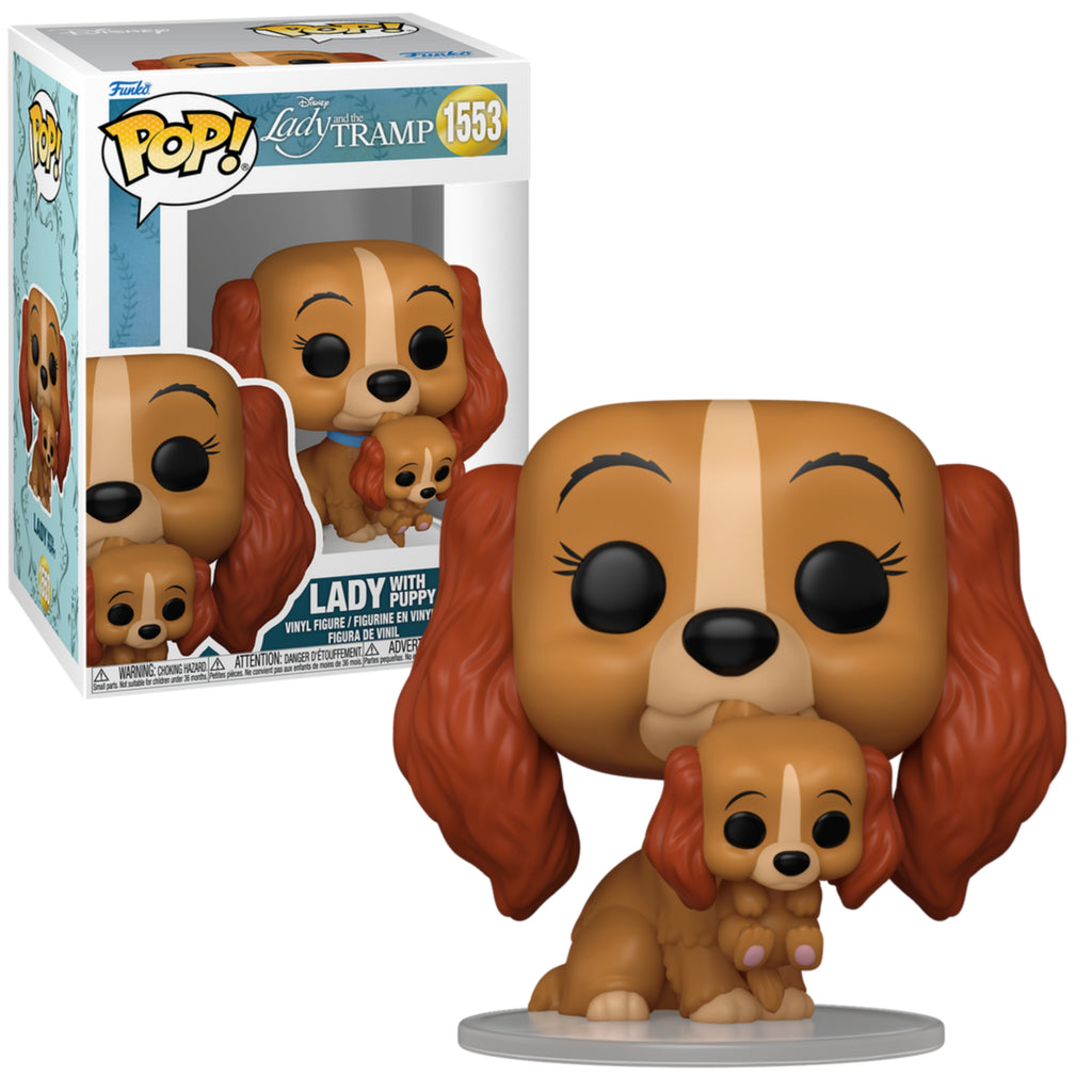 LADY WITH PUPPY #1554 : LA DAMA Y EL VAGABUNDO - FUNKO POP! DISNEY