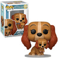 LADY WITH PUPPY #1554 : LA DAMA Y EL VAGABUNDO - FUNKO POP! DISNEY