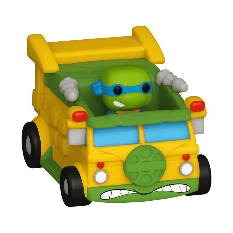 LEONARDO CON VAN : TMNT TORTUGAS NINJA - FUNKO BITTY POP RIDE