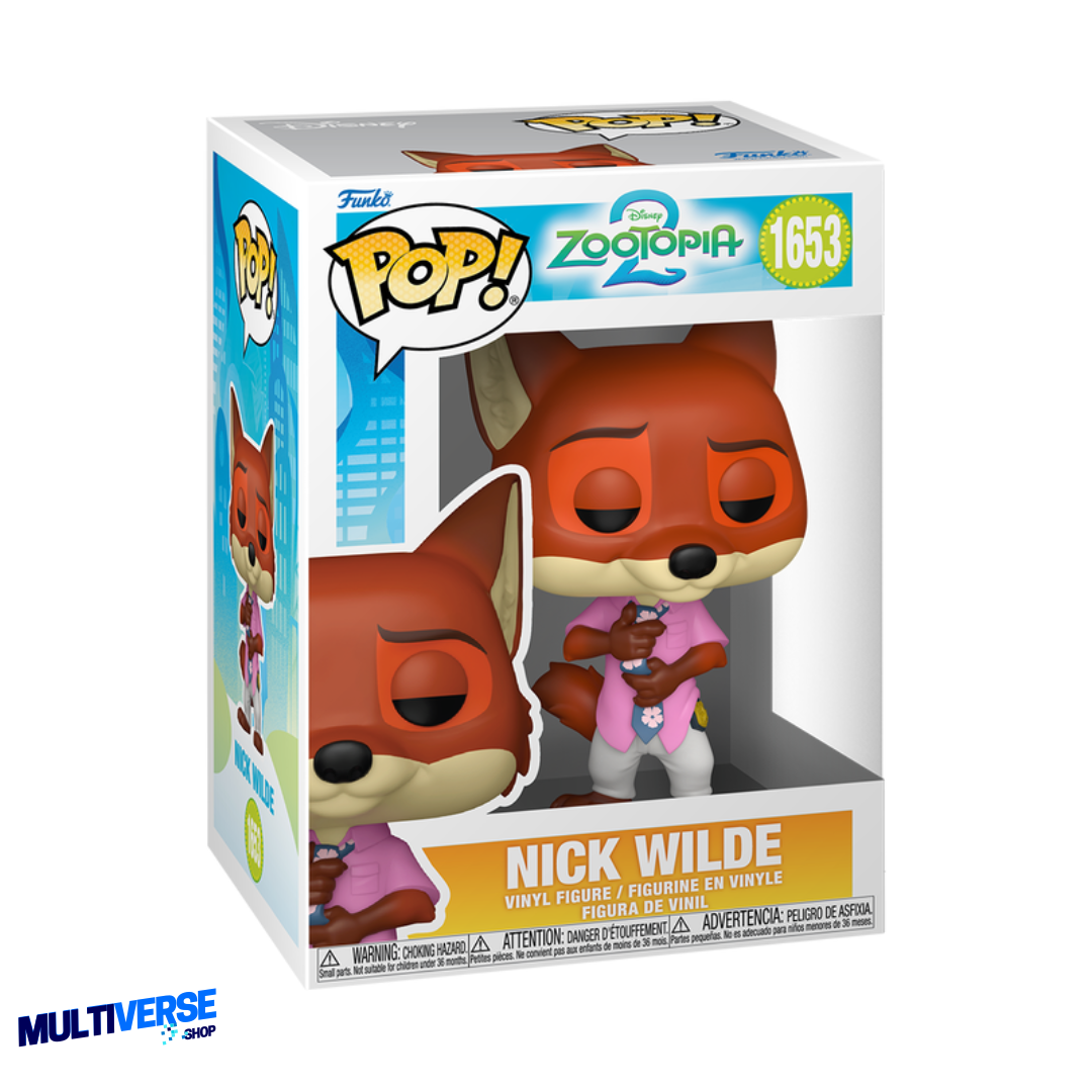 NICK WILDE 1653 ZOOTOPIA 2 FUNKO POP DISBEY