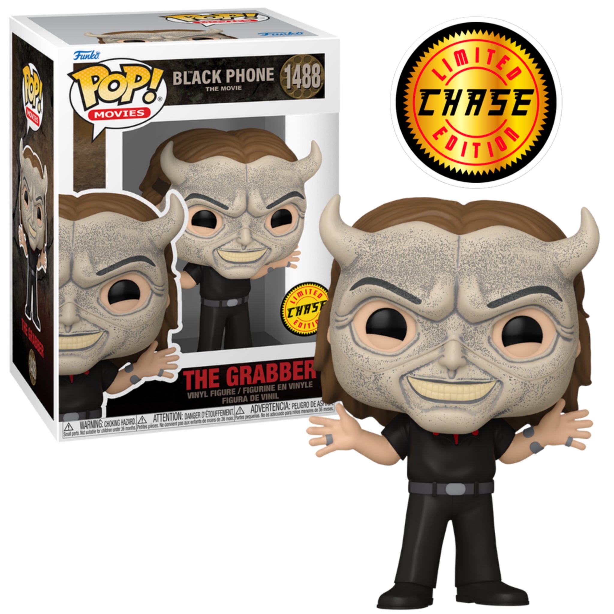 THE GRABBER #1488 (CHASE) : BLACK PHONE - FUNKO POP! MOVIES