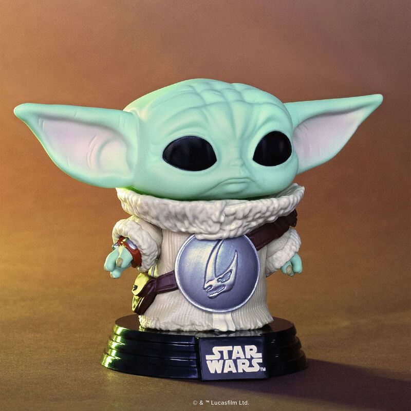 GROGU CON ARMADURA #819 : STAR WARS THE MANDALORIAN AND GROGU - FUNKO POP