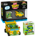 LEONARDO CON VAN : TMNT TORTUGAS NINJA - FUNKO BITTY POP RIDE