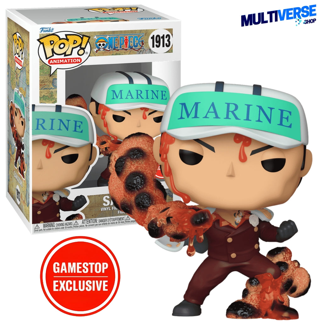 AKAINU SAKASUKI EXCLUSIVO GAMESTOP #1913 : ONE PIECE - FUNKO POP! ANIMATION