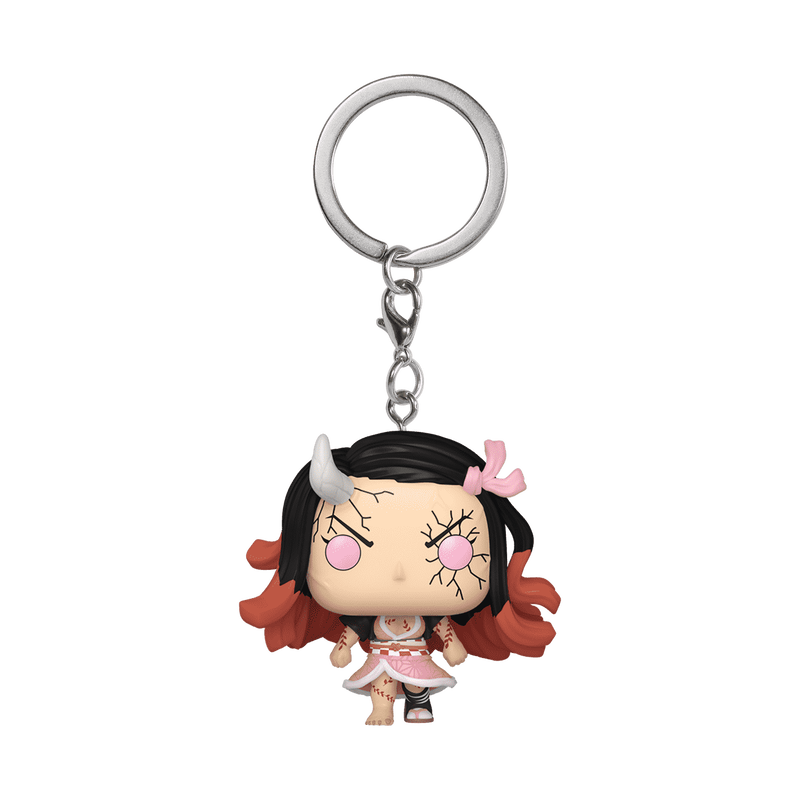 NEZUKO KAMADO (DEMON FORM) : DEMON SLAYER - FUNKO POP! KEYCHAIN
