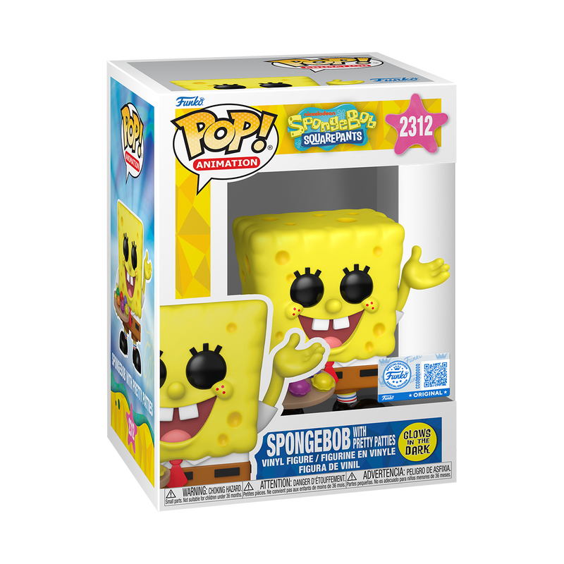 BOB ESPONJA COLORBURGUERS EXCLUSIVO GLOW IN THE DARK #2312 : SPONGE BOB