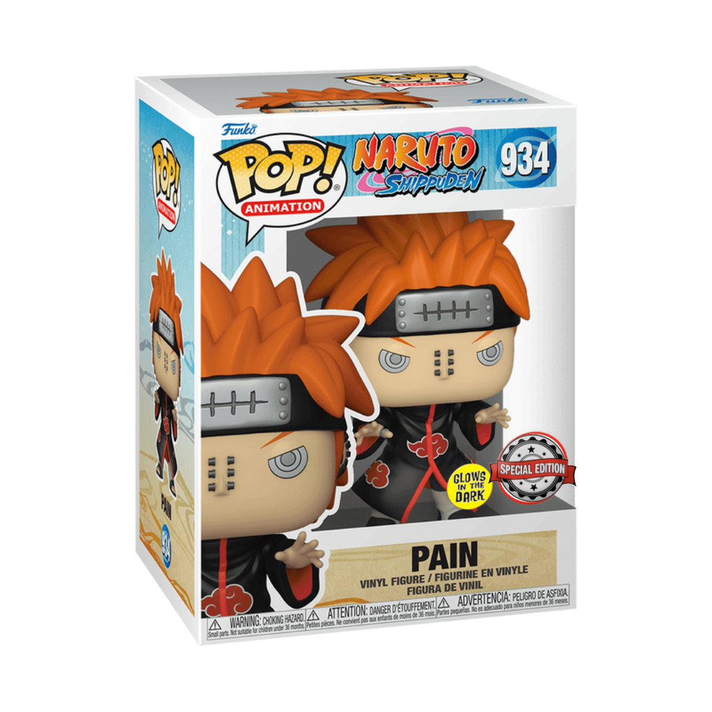 PAIN SPECIAL EDITION GLOW IN THE DARK : NARUTO SHIPPUDEN - FUNKO POP!