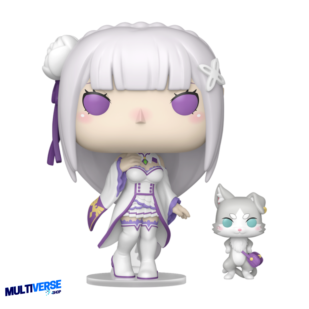EMILIA CON PUCK #2112 : RE ZERO - FUNKO POP! ANIME