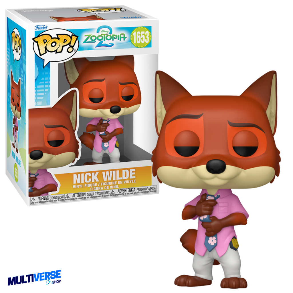 NICK WILDE 1653 ZOOTOPIA 2 FUNKO POP DISBEY